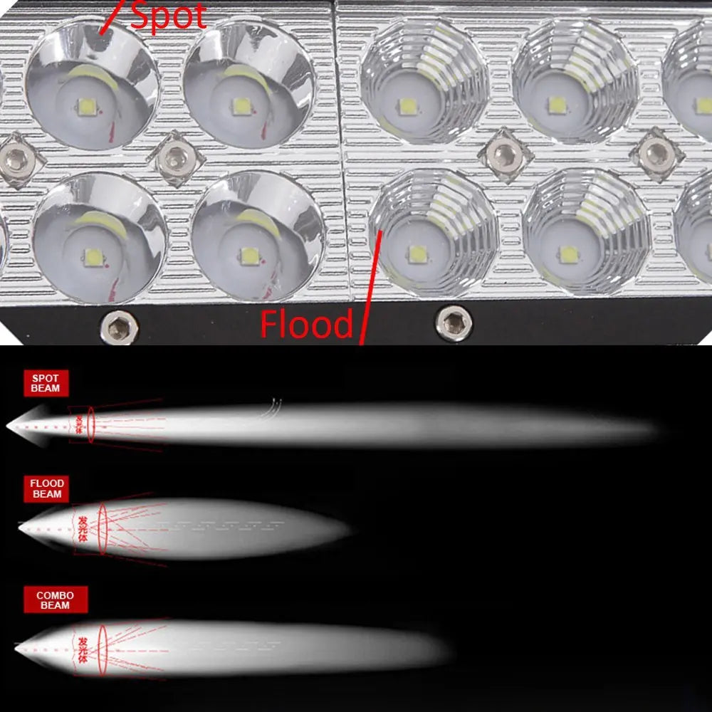 18W 108W LED Light Bar Driving
